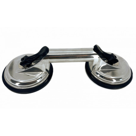 Ventuza dubla pt. gresie, sticla, faianta profesionala cu corp din Aluminiu - Ø125mm, 90kg - CNO-ALUV2 [1]