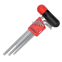 Set imbusuri cu sfera CrV 1,5 - 10mm, 9buc. Set imbusuri cu sfera CrV 1,5 - 10mm, 9buc.