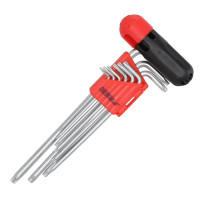 Set imbusur cu profil Torx CrV T10-T50 9buc.