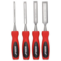Dălti în set 4 buc: 6,12,18,25mm, otel CrV Dălti în set 4 buc: 6,12,18,25mm, otel CrV