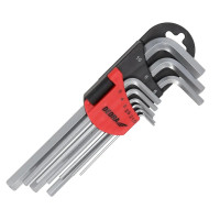 Chei hexagonale lungi 1,5-10 mm set de 9 buc., CRV