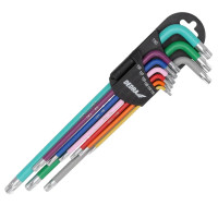 Chei torx extra lungi T10-T50 set 9buc., S2 Chei torx extra lungi T10-T50 set 9buc., S2