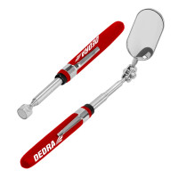Oglindă de inspecție 50x26mm și prehensor magnetic, set de 2 bucăți.