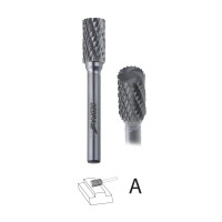 Freză cilindrică A10x20mm, tija 6mm