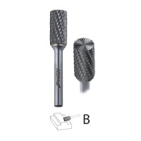 Freză cilindrică cu dinți B12x25mm, tija 6mm
