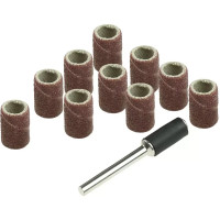 Bandă abrazivă 6,3 mm, K60, K120, set 11 buc. , (10 + 1 bolt 3,2 mm) Bandă abrazivă 6,3 mm, K60, K120, set 11 buc. , (10 + 1 bolt 3,2 mm)