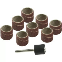Bandă abrazivă 12,7 mm, K60, K120, set de 9 (8 + 1 bolt 3,2 mm) Bandă abrazivă 12,7 mm, K60, K120, set de 9 (8 + 1 bolt 3,2 mm)