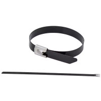 Cleme coliere din otel inoxidabil PE, 4.6x290mm, SS304, 20 Cleme coliere din otel inoxidabil PE, 4.6x290mm, SS304, 20