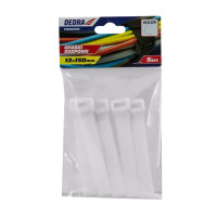 Bande velcro 16x210mm, albe 5buc Bande velcro 16x210mm, albe 5buc
