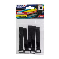 Bande velcro 16x210mm, negre 10buc Bande velcro 16x210mm, negre 10buc