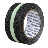 Bandă antiderapantă 50mmx5m, bandă PET fluorescentă, grosime 0,13mm Bandă antiderapantă 50mmx5m, bandă PET fluorescentă, grosime 0,13mm