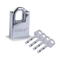 Lacăt cu tijă din fontă placat cu nichel 60mm