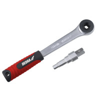 Cheie pentru șuruburi cu clichet, cu tijă 1/2” set 2 buc.