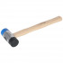 Ciocan pentru tablă 45mm, cap PU / Nylon, mâner hickory [2]