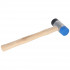 Ciocan pentru tablă 45mm, cap PU / Nylon, mâner hickory [3]