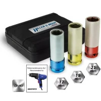 Tubulare impact pentru jen?i aluminiu, set 1/2