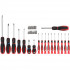 Set de surubelnite şi biti 36 buc. cu suport din plastic [2]