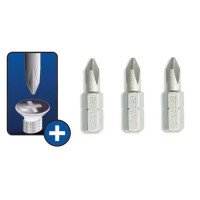 Capete de şurubelnită Phillips PH0x25mm, 3buc blister Capete de şurubelnită Phillips PH0x25mm, 3buc blister