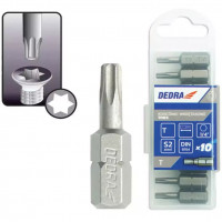 Capete de şurubelnită Torx T25x25mm, 10buc cutie din plastic. Capete de şurubelnită Torx T25x25mm, 10buc cutie din plastic.