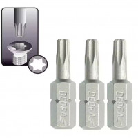 Capete de şurubelnită Torx T30x25mm, 3buc blister