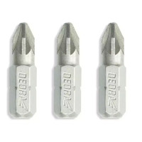 Set de capete de şurubelnită Pozidriv PZ1/2/3x25mm, blister Set de capete de şurubelnită Pozidriv PZ1/2/3x25mm, blister