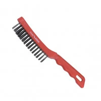 Perie de sârmă din oțel pe 5 rânduri, 270 mm lungime, mâner din plastic