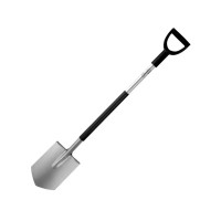 Cazma ascutită coadă de metal, mâner tip D din material plastic, 122cm Cazma ascutită coadă de metal, mâner tip D din material plastic, 122cm