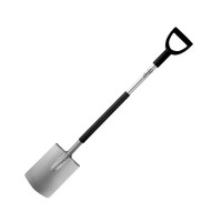 Cazma dreapă coadă de metal, mâner tip D din material plastic 122cm Cazma dreapă coadă de metal, mâner tip D din material plastic 122cm