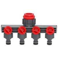 Conexiune cvadruplă pentru robinet 1/2 Conexiune cvadruplă pentru robinet 1/2