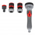 Pistol pentru stropit cu 8 functi TRIGGER CONTROL-set 4 elemente [2]