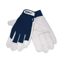 Mănuşi de protecţie, piele de capră, mărime 9, bleumarin Mănuşi de protecţie, piele de capră, mărime 9, bleumarin
