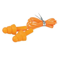 Dopuri antizgomot pentru urechi din silicon cu snur, SNR 29dB, 1 pereche Dopuri antizgomot pentru urechi din silicon cu snur, SNR 29dB, 1 pereche