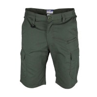 Pantaloni scurți de lucru ripstop+spandex mărimea S, 220g/m2, verde închis