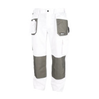 Pantaloni de protecţie mărime XL/56, alb, greutate 190g/m2 Pantaloni de protecţie mărime XL/56, alb, greutate 190g/m2