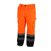 Pantaloni căptuşiti reflectorizanti în mărime XL, portocaliu Pantaloni căptuşiti reflectorizanti în mărime XL, portocaliu