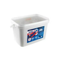 Set de nivelare a plăcilor 300clipuri+100pene intr-o găleată de 5L Set de nivelare a plăcilor 300clipuri+100pene intr-o găleată de 5L