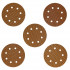 Hârtie abrazivă rotundă, Anti-clogg, 180mm, #240, velcro, set 5buc [2]