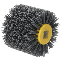 Perie de nylon pentru mașina de șlefuit și satinat 120x100mm, gr400