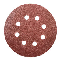 Hârtie abrazivă rotundă 125 mm 60gr, velcro set 5 buc Hârtie abrazivă rotundă 125 mm 60gr, velcro set 5 buc