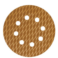 Hârtie abrazivă rotundă, Anti-clogg, 125mm, #600, velcro, set 5buc