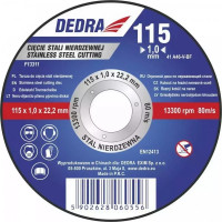 Disc de taiere pentru inox, 125x1,0x22,2 Disc de taiere pentru inox, 125x1,0x22,2