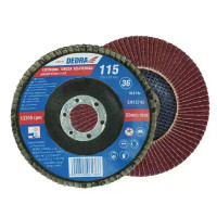 Disc abraziv cu lamele, corindon electric, granulatie 120, 76x10mm