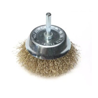 Perie oala din sarma alama 75mm cu bolt Perie oala din sarma alama 75mm cu bolt