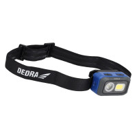 Lanternă frontală 500lm, detector de mișcare, baterie 1000mAh/3xAAA