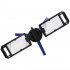 Lampă pliabilă LED dublă 5000lm, trepied, două culori [7]