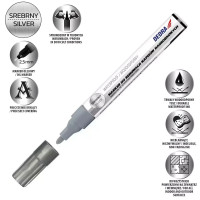 Marker pentru renovarea pietrelor funerare argint 1buc Marker pentru renovarea pietrelor funerare argint 1buc