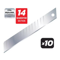 Lame cu segmente dense 18 mm, 14 segmente, 10 buc. Lame cu segmente dense 18 mm, 14 segmente, 10 buc.