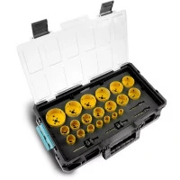 Set de fierăstraie tubulare bimetalice 20-83 în husă SAS