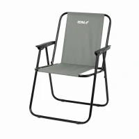 Scaun de camping si plaja, pliabil, 52x58x72 cm gri Scaun de camping si plaja, pliabil, 52x58x72 cm gri