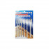Set burghie plat pentru lemn 6 buc.: 10,12,16,18,20,25mm [2]
